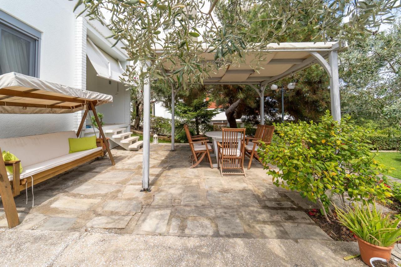 Villa Elia Kavala - Mediterranean Holiday Villa PalaiónTsiflíkion エクステリア 写真