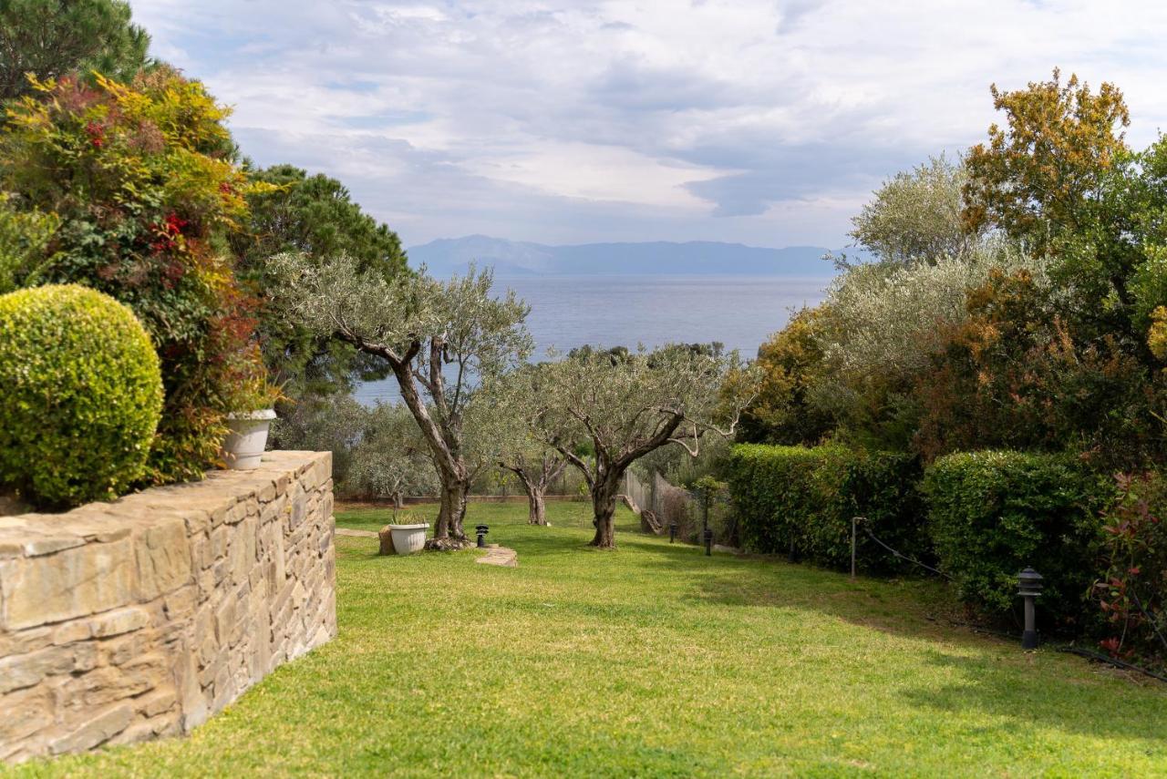 Villa Elia Kavala - Mediterranean Holiday Villa PalaiónTsiflíkion エクステリア 写真